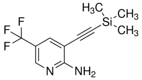 5-(Trifluoromethyl)-3-((trimethylsilyl)ethynyl)pyridin-2-amine
