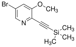 5-Bromo-3-methoxy-2-((trimethylsilyl)ethynyl)pyridine