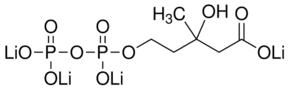 (±)-Mevalonic acid 5-pyrophosphate tetralithium salt