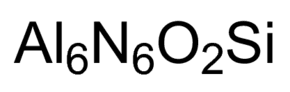 Silicon aluminum oxynitride