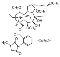 Methyllycaconitine citrate salt