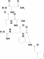 Cyclohexylacetyl-Phe-Arg-Ser-Val-Gln amide