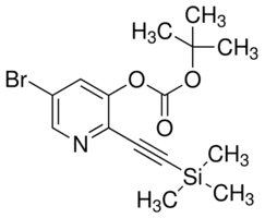 5-Bromo-2-((trimethylsilyl)ethynyl)pyridin-3-yl tert-butyl carbonate