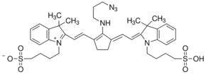 Azide cyanine dye 728