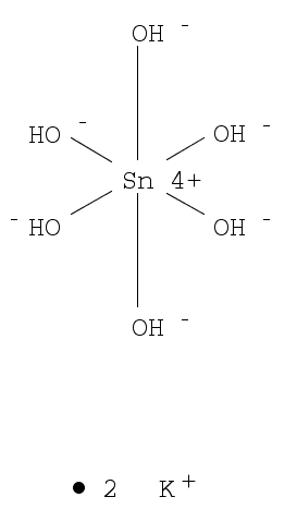 Potassium hexahydroxostannate