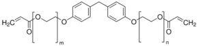 Bisphenol F ethoxylate (2 EO/phenol) diacrylate