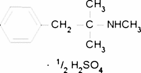 Mephentermine hemisulfate salt