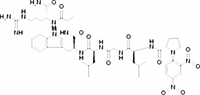 N-(2,4-Dinitrophenyl)-Pro-Leu-Gly-Leu-Trp-Ala-D-Arg amide