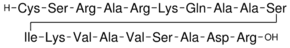 Cys-Ser-Arg-Ala-Arg-Lys-Gln-Ala-Ala-Ser-Ile-Lys-Val-Ala-Val-Ser-Ala-Asp-Arg