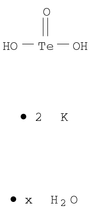Potassium tellurite hydrate