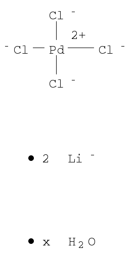Lithium tetrachloropalladate(II) hydrate
