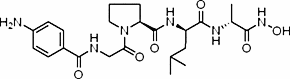 4-Aminobenzoyl-Gly-Pro-D-Leu-D-Ala hydroxamic acid