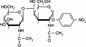 4-Nitrophenyl 2-acetamido-2-deoxy-3-O-(2-acetamido-2-deoxy-β-D-glucopyranosyl)-α-D-galactopyranoside