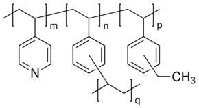 Poly(4-vinylpyridine-co-ethylvinylbenzene), cross-linked