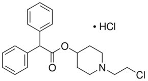 4-Diphenylacetoxy-N-(2-chloroethyl)piperidine hydrochloride