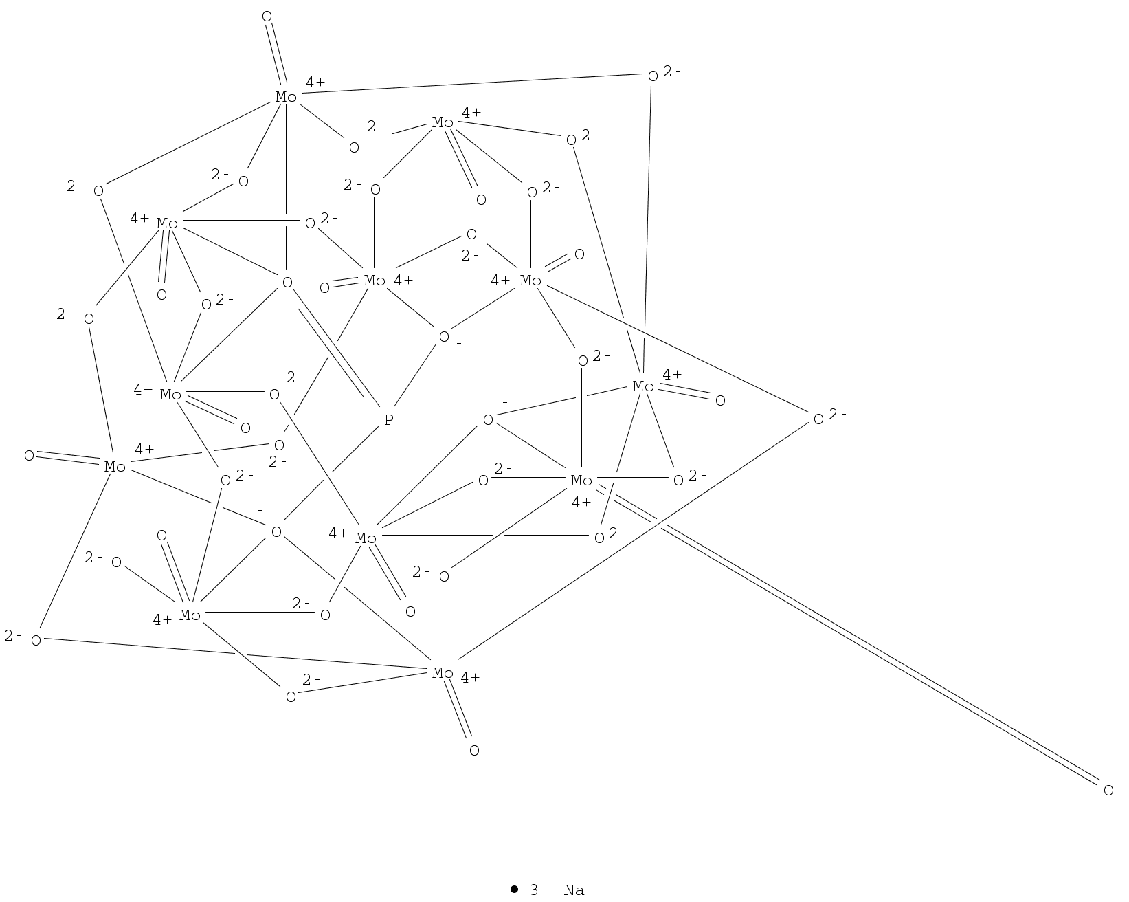 Sodium phosphomolybdate hydrate