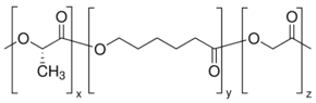 Poly(L-lactide-co-caprolactone-co-glycolide)