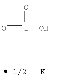 Potassium hydrogen diiodate
