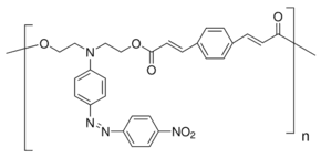 Poly(Disperse Red 19-p-phenylene diacrylate)