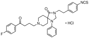 N-(p-Isothiocyanatophenethyl)spiperone hydrochloride