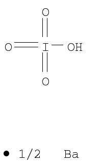 Barium periodate