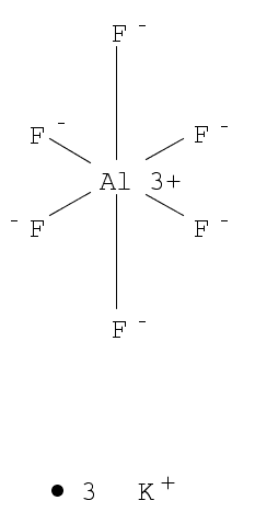 Potassium hexafluoroaluminate