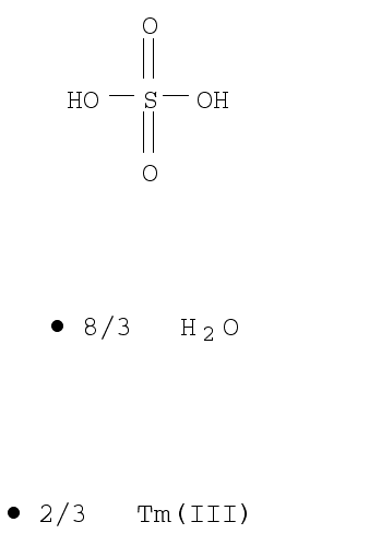 Thulium(III) sulfate octahydrate
