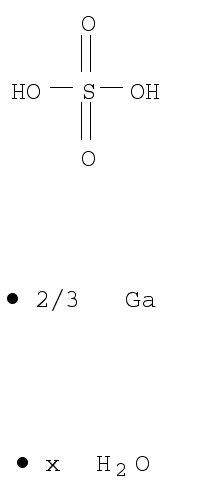 Gallium(III) sulfate hydrate