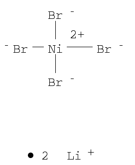 Dilithium tetrabromonickelate(II) solution