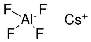 Cesium fluoroaluminate