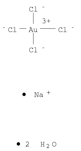 Sodium tetrachloroaurate(III) dihydrate