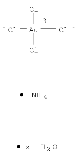 Ammonium tetrachloroaurate(III) hydrate