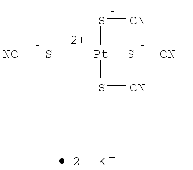 Potassium tetrakis(thiocyanato)platinate(II)