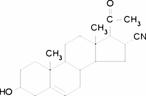 5-Pregnen-3β-ol-20-one-16α-carbonitrile