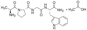 Ala-Pro-Gly-Trp amide acetate salt
