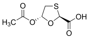 trans-5-Acetoxy-1,3-oxathiolane-2-carboxylic acid