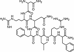 Asn-Arg-Asn-Phe-Leu-Arg-Phe amide trifluoroacetate salt
