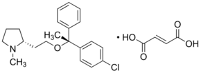 Clemastine fumarate salt