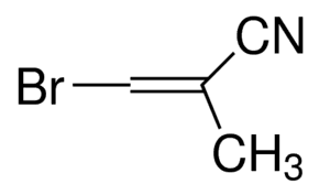 3-Bromo-2-methylacrylonitrile, mixture of cis and trans