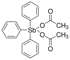 Triphenylantimony(V) diacetate