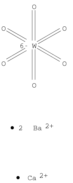 Barium calcium tungsten oxide