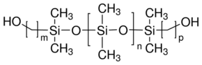 Poly(dimethylsiloxane), bis(hydroxyalkyl) terminated