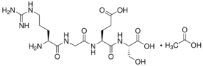Arg-Gly-Glu-Ser acetate salt