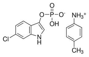 6-Chloro-3-indolyl phosphate p-toluidine salt