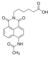 6-(4-Acetamido-1,8-naphthalamido)hexanoic acid