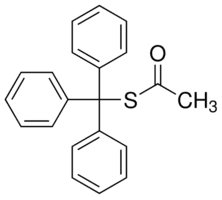 Triphenylmethanethiol acetate