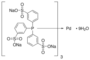 Tris(3,3′,3″-phosphinidynetris(benzenesulfonato)palladium(0) nonasodium salt nonahydrate