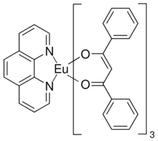 Tris(dibenzoylmethane) mono(1,10-phenanthroline)europium(lll)