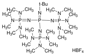 Phosphazene base P4-t-Bu tetrafluoroborate salt