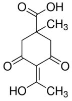 4-Acetyl-3,5-dioxo-1-methylcyclohexanecarboxylic acid